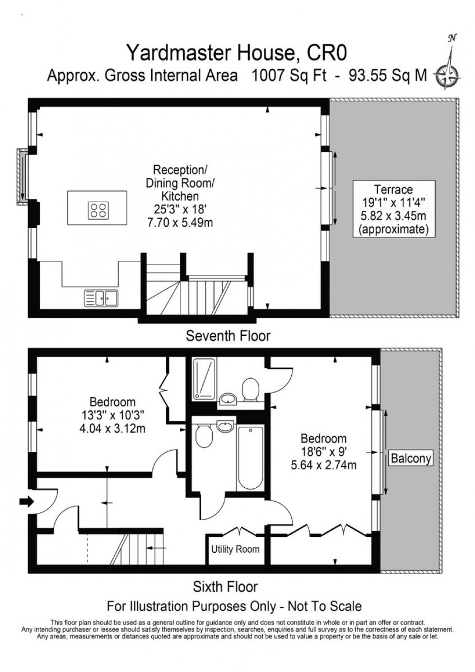 Floorplan for Yardmaster House, East Croydon