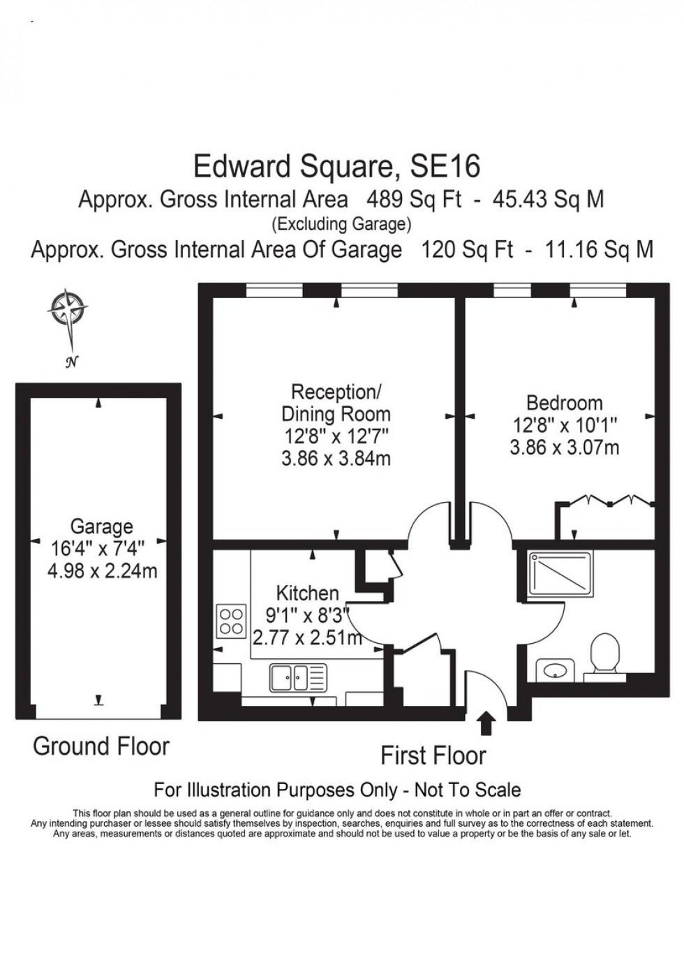 Floorplan for Edward Square, London, SE16