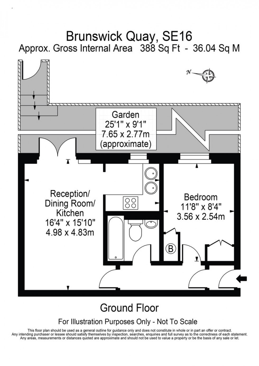 Floorplan for Brunswick Quay, Canada Water, SE16