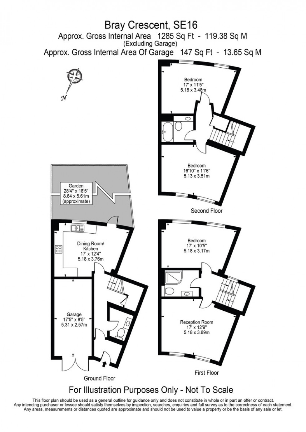 Floorplan for Bray Crescent, London, SE16