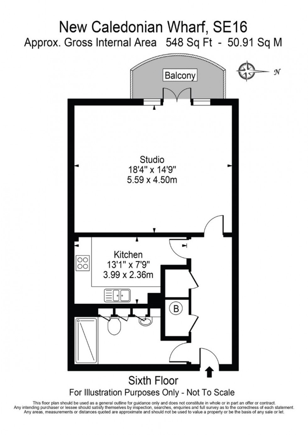 Floorplan for New Caledonian Wharf, Canada Water